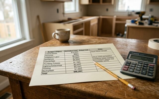 Kitchen Cabinet Budget Planner: How to Allocate Your Remodel Money