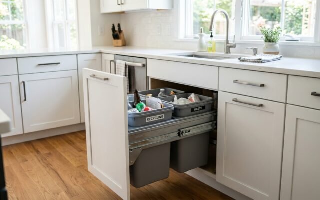 Pull-Out Trash Bin Cabinets: Sizes, Brands & Installation Tips