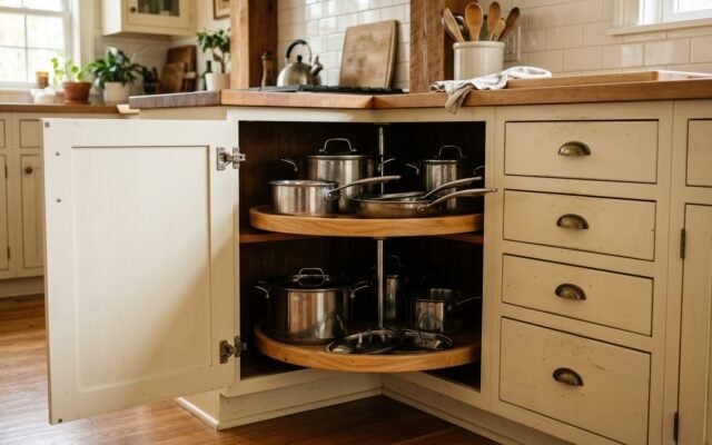 Lazy Susan Cabinet vs Pull-Out Shelf: Which Wins for Corner Storage?