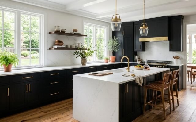 Black Kitchen Cabinets: Finishes and Hardware 2026