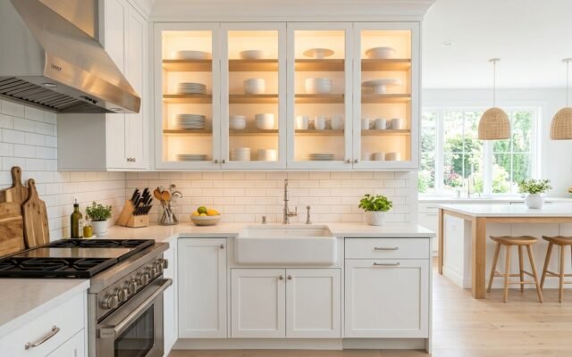 Glass Front Kitchen Cabinets: When They Work and When to Skip Them