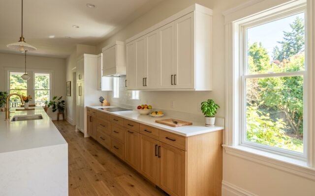 Kitchen Cabinet Next to Window: Clearance & Spacing Rules