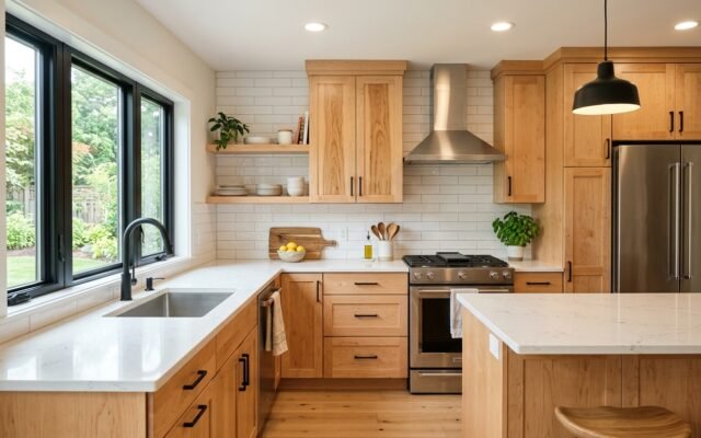 Maple Kitchen Cabinets – How They Compare to Oak and Cherry:
