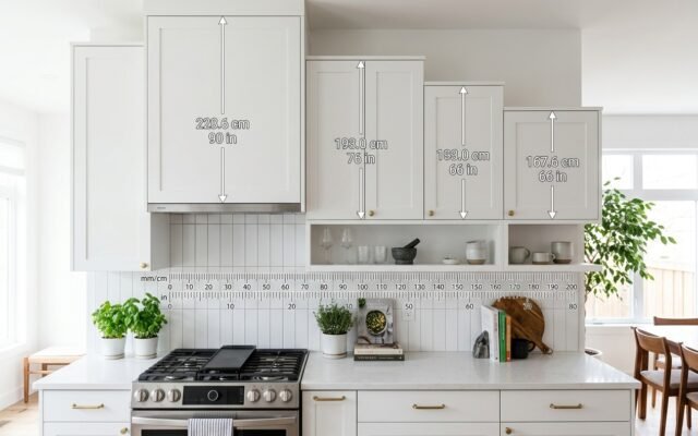 Kitchen Upper Cabinet Height: Standard Sizes for Every Ceiling